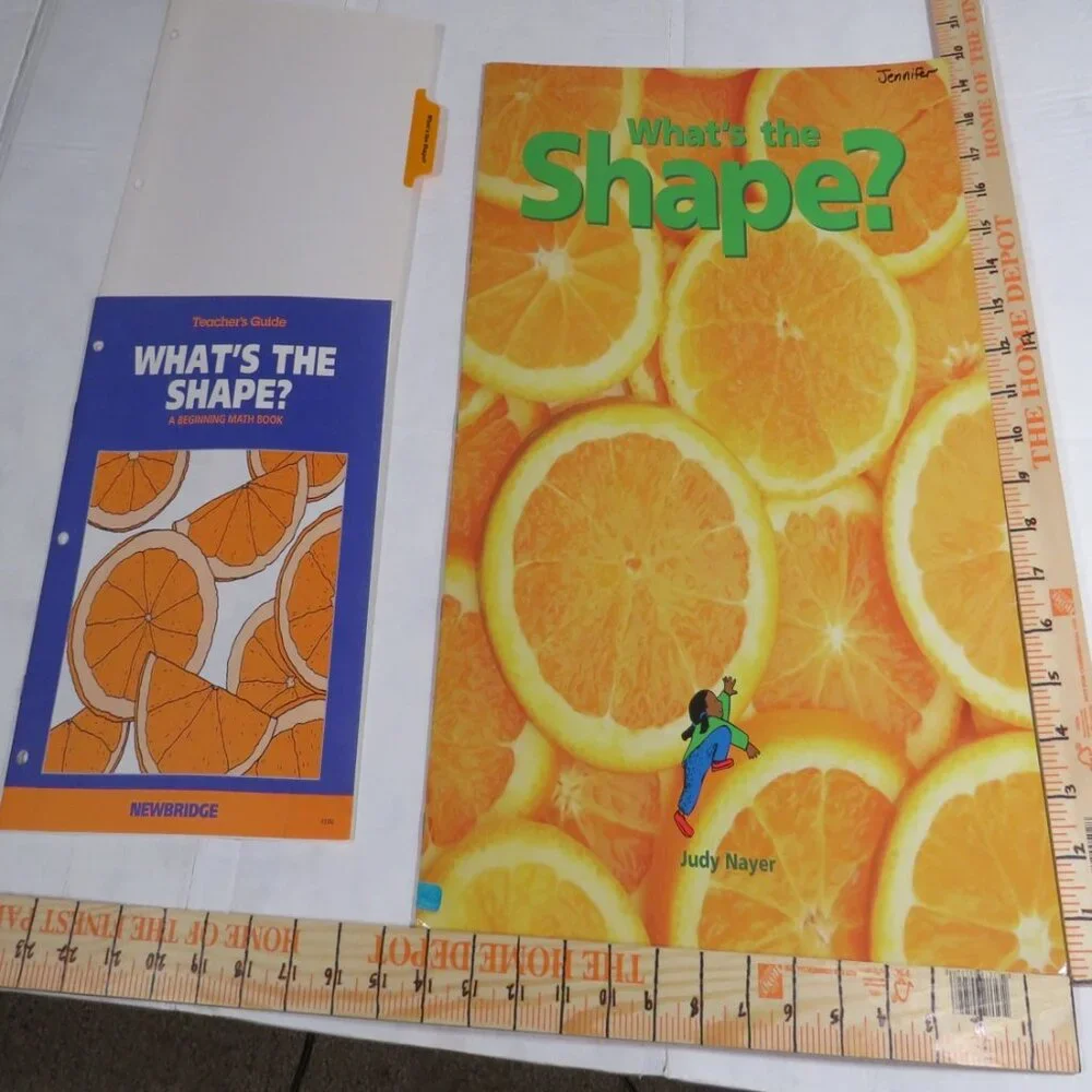 What’s the Shape BIG BOOK (almost 2 feet tall) with teacher pages CLASSROOM SIZE